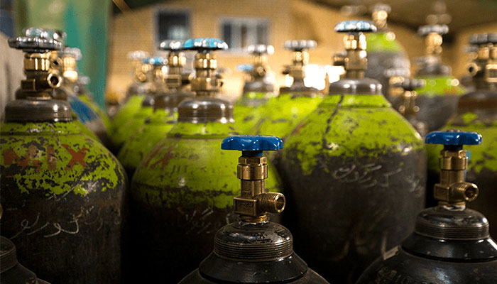 شناسایی محتوای سیلندر گاز ها