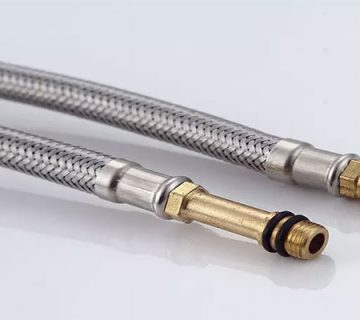 شیلنگ ظرفشویی؛ فلزی پلاستیکی وزن 200 گرم