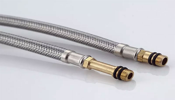 شیلنگ ظرفشویی؛ فلزی پلاستیکی وزن 200 گرم