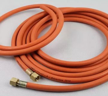 شیلنگ نسوز گاز؛ رنگی شفاف دو لایه ای ایمنی بالا منعطف